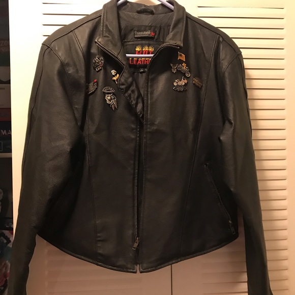 hot leathers Jackets & Coats Leather Jacket Poshmark